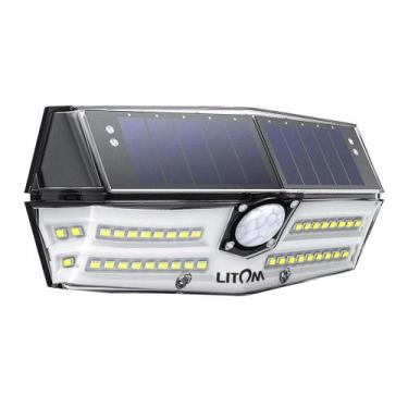 Imagem de Luminária Led Litom  X001-Y3s69p Energia Solar C/ Acionamento Por Movi