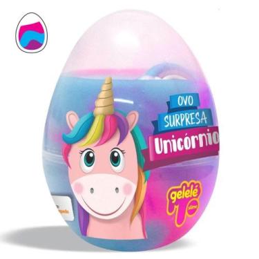Imagem de Ovo surpresa unicornio 98g doce brinquedo, Rosa, UN