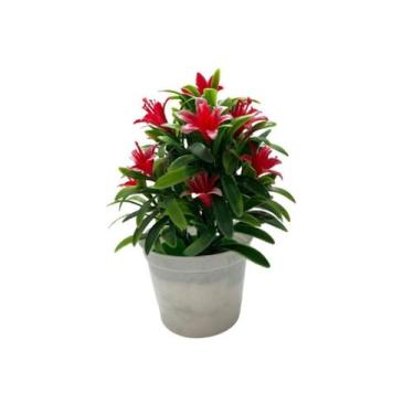 Imagem de Vazo De Planta Artificial Com Grama Sintetica Decorativa - Abelhinha P