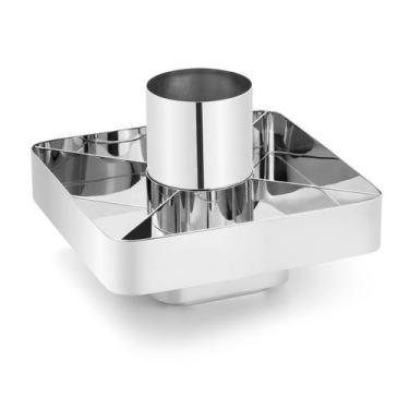 Imagem de Base, Centro de Mesa com Divisória e Vaso Alto Fragmentos Prata - St J