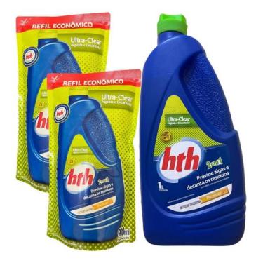 Imagem de Ultra Clear Algicida E Clarificante Hth 2 Em 1 03 Und