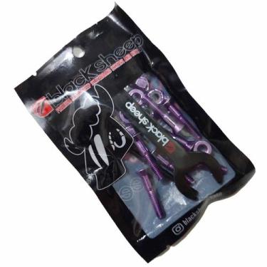 Imagem de Parafusos de Base Skate Street BLACK SHEEP 25mm, Violeta escuro