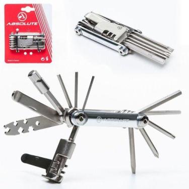Imagem de Canivete Bike Com Ferramentas Absolute Yc-287as 12 Funções