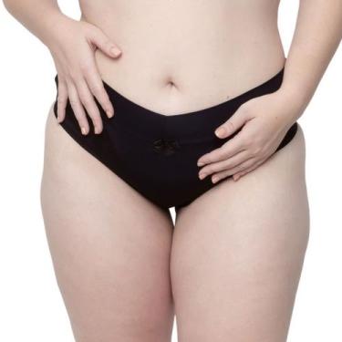 Imagem de Calcinha Gestante Conforto Renda em Microfibra Linda Gestante - Vislum