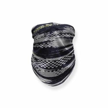 Imagem de Bandana Para Ciclismo Tubular Preto e Cinza Pedal Moto Pesca Proteção 