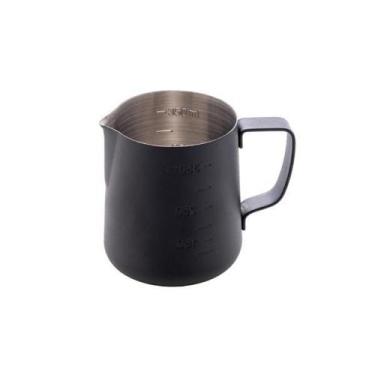 Imagem de Leiteira em aço inox Lyor 350ml preta