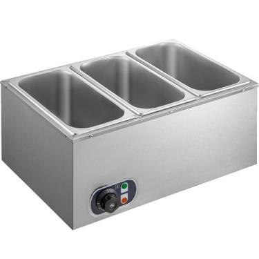 Imagem de Réchaud aquecido 6 Cubas inox 7L 110v 220v Zepper ZPRC06, 220V