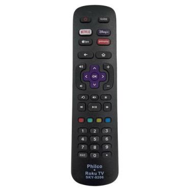 Imagem de Controle Remoto para TV LED Philco Roku Smart com Netflix / Disney / G