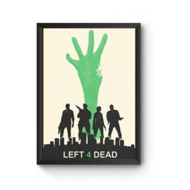 Imagem de Poster Moldurado Left 4 Dead Quadro - Fanarte