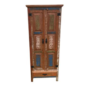 Imagem de Armário Rustico Colorido Madeira Demolição 170 x 70  Sudeste Rústico