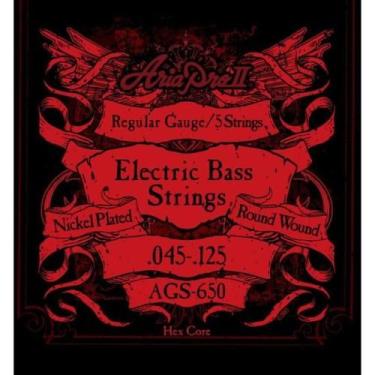Imagem de Encordoamento Para Baixo 5 Cordas Escala .045 AGS650 Aria Pro II