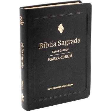 Imagem de Bíblia Sagrada NAA com Harpa Cristã e Letra Grande - SBB