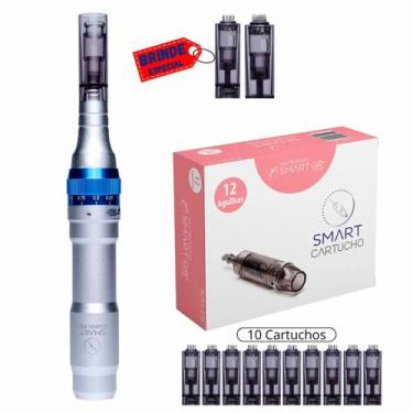 Imagem de Smart Derma Pen Caneta para Microagulhamento Smart Gr, Derma Pen + 10 