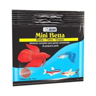 Imagem de Alcon Mini Betta Ração Peixes Ornamentais Pequenos 4g