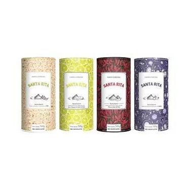Imagem de Farofa Especial Santa Rita - Quarteto de Latas 500g