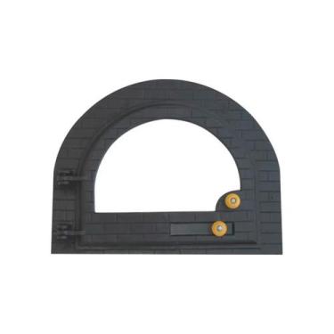Imagem de Porta Forno Ferro Fundido Igloo Vidro - Tamanho 42x53cm - Rig Fundidos