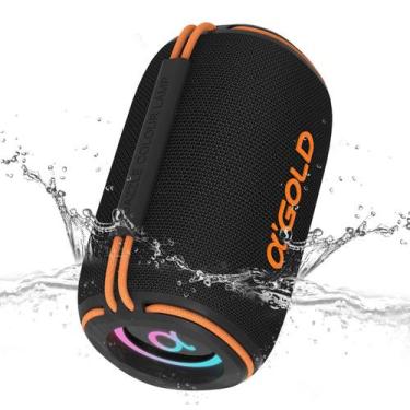 Imagem de Caixa De Som Bluetooth Portátil SM-22 A Gold Tws Sem Fio Estéreo Bluet