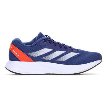 Imagem de Tênis Adidas Duramo RC Marinho Branco e Vermelho - Unissex, 42, Azul e