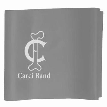 Imagem de Faixa Elástica 150x15cm Carci Band Nível Super Forte, Cinza