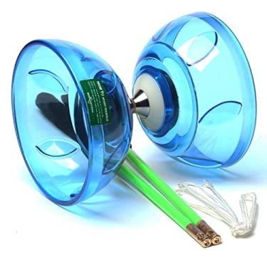 Imagem de BODY RHYTHM Five Bearings Chinese Diabolo Yoyo Set with Fiberglass Sticks-Adjustable Strings for All Ages - Best for Fitness and Tricks (Blue)
