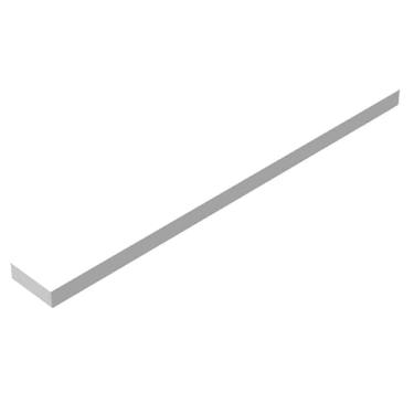 Imagem de Classic Tiles Block Bulk, White Tiles 1x8, Building Tiles Flat 100 Piece, Compatible with Lego Parts and Pieces: 1x8 White Tiles(Color:White)