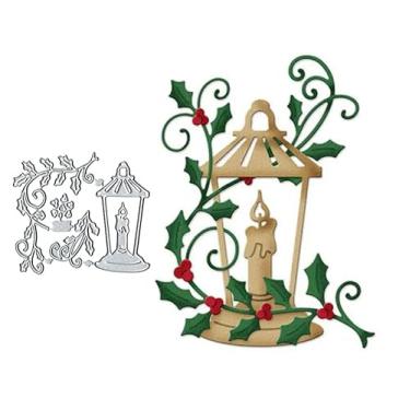 Imagem de Lanternas de metal e matrizes de corte, lanternas de corte de molduras, estênceis de corte, faça você mesmo, cartões de álbuns, álbum de fotos, artesanato, matrizes de papel em relevo decorativas para