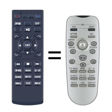 Imagem de Controle remoto de substituição 86170-45020 compatível com DVD de entretenimento do banco traseiro Lexus GX470 LX470 2006-2009