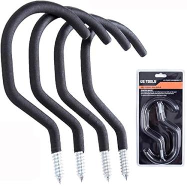 Imagem de Ganchos de bicicleta/gancho de garagem, suporte de bicicleta, suporte de bicicleta - pacote com 4 ganchos de montagem para bicicleta com suporte fácil de tirar ganchos de parede para bicicletas