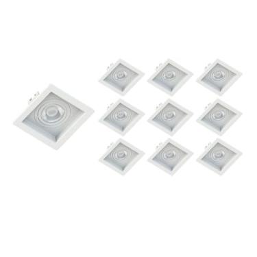 Imagem de 10 Spots de Embutir Recuado Save Energy Par 20 E27 Bivolt Branco