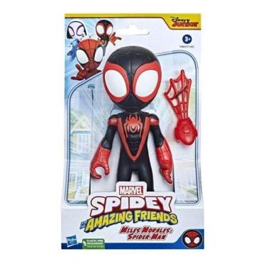 Imagem de Boneco Homem Aranha Miles Morales 22cm Hasbro F3988