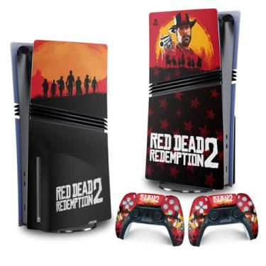 Imagem de Adesivo Compatível PS5 Pro Adesivo Vertical - Red Dead Redemption 2 - 