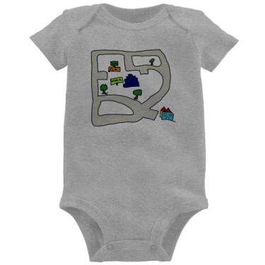 Imagem de Body Bebê Kids Road - Foca na Moda, Cinza, GG