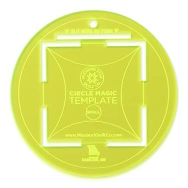 Imagem de Missouri Star Quilt Circle Template, 12,7 cm | Régua circular de acrílico redondo para pacotes de pingentes acolchoados e quadrados de tecido pré-cortados | Suprimentos essenciais de colcha para padrões de corte e costura