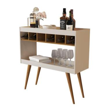 Imagem de Adega Aparador Buffet Nicho Bebidas Vinho Alto Padrão Retro - Casa Rom