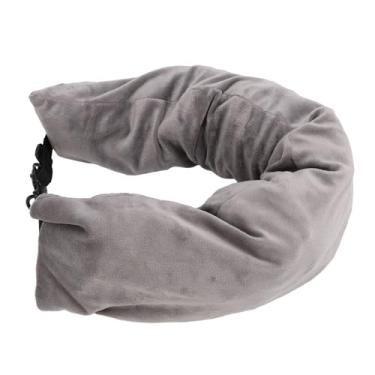 Imagem de Travesseiro de Viagem Preenchível, Fácil de Cuidar, Travesseiro de Pescoço de Viagem Portátil, Formato U Deformável Multiuso, para Avião