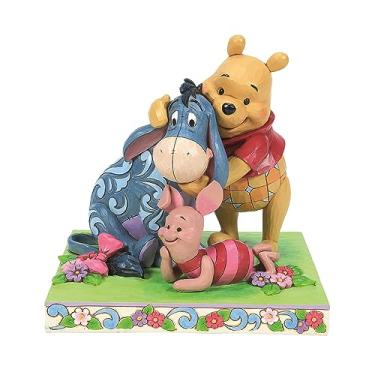 Imagem de Enesco Disney Traditions por Jim Shore Estatueta Ursinho Pooh com Leitão e Amigos Eeyore, 16 cm, multicolorido