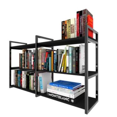 Imagem de Prateleira industrial moveis escritorio quarto estante infantil livro 