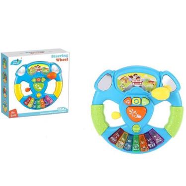 Imagem de Volante Musical Educativo Atividade Interativa Para Bebe - Toy King