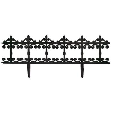 Imagem de Grade em Ferro Fundido Cerca Jardim Sacada Varanda 24x86cm - FUNDIÇÃO 