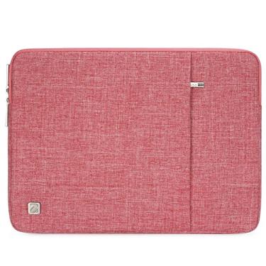 Imagem de NIDOO Capa para laptop de 11 polegadas resistente à água para iPad Pro M2 M1 / MacBook Pro M1 M2 2022 Air M1 / 13 Surface Pro 9 7 8 X / 12 polegadas Surface Go / 13 polegadas XPS 13 / Lenovo Chromebook 3, vermelho
