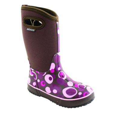 Imagem de BOGS Botas impermeáveis com isolamento térmico para crianças lisas clássicas galochas 71442 tamanhos Reino Unido 3 - Reino Unido 5, Chocolate, 10 M Toddler