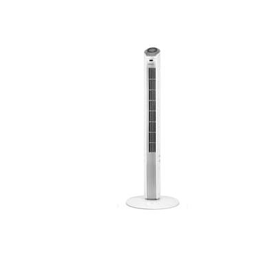Imagem de Ventilador de Torre 90cm Spirit Slim 40W de Potência com 3 Velocidades, Função Bom Sono e Vento Natural – Branco/Prata