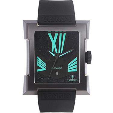 Imagem de LONGIO Relógios automáticos masculinos, relógios exclusivos com movimento mecânico suíço original, Asmara_Skull, Verde, Men's, Relógio automático