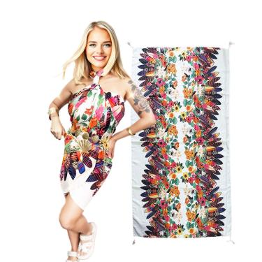 Imagem de Canga Longa 90x180 Cores e Estampas Sortidas - Moda Praia