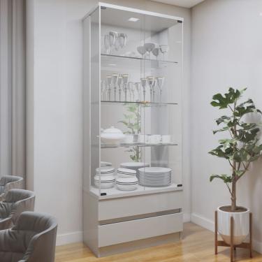 Imagem de Cristaleira com Espelho 2 Gavetas Lisboa