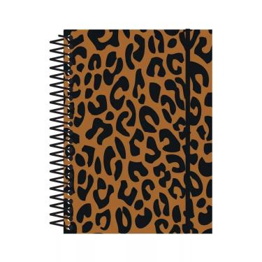 Imagem de Caderno Universitário Capa Dura Animal Print 1 Matéria 80 Folhas Espiral Duplo Confetti