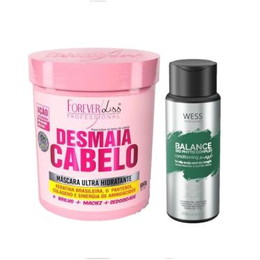 Imagem de Forever Mask Desmaia Cabelo 950g + Wess Balance Cond. 250ml