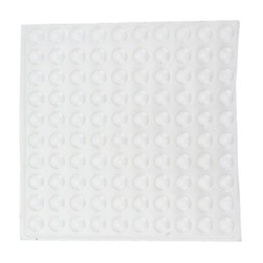Imagem de 100pcs Auto Adesivo Não Deslize As Almofadas de Pés de Borracha Transparentes para Mobília de Cadeira de Mesa Isolamento de Som