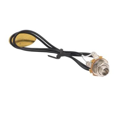 Imagem de Transdutor Piezo Captador de Guitarra, Amplificador Profissional de Substituição de Guitarra Acústica de Metal Pré-fio para Violino