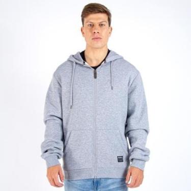 Imagem de Blusão Moletom Masculino Bolso Canguru Capuz Rock e Soda-Masculino